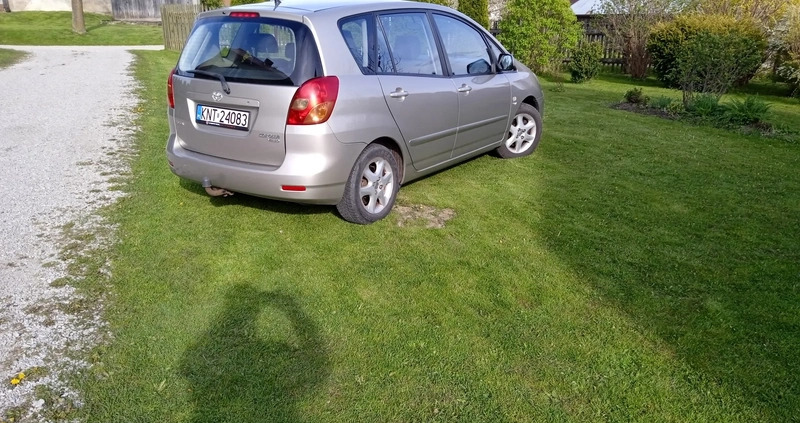 Toyota Corolla Verso cena 10500 przebieg: 247892, rok produkcji 2002 z Pyzdry małe 79